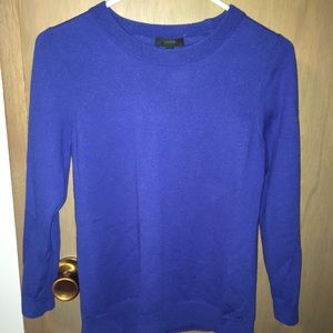 J. Crew cobalt blue sweater